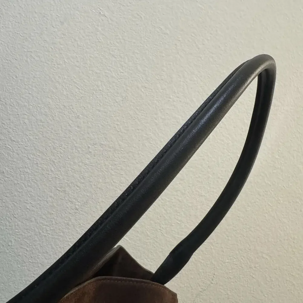 Marc Jacobs Satchel Shoulder bag ‘Dakota’ - Suede Dark Brown - Picture 12 of 16